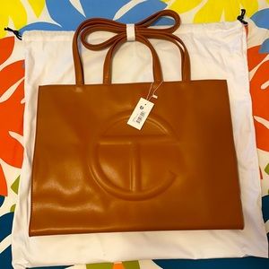Large Tan Telfar Brand New with Tags